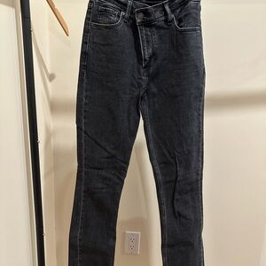Abercrombie & Fitch Charcoal Slim Straight Jeans
